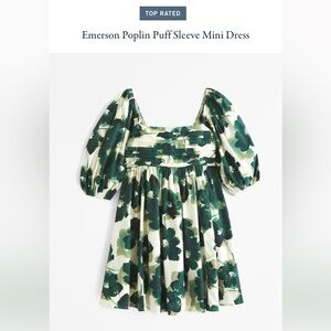 Abercrombie Emerson poplin mini dress
